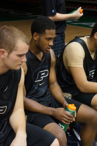 Terone Johnson, pictured during the team's Italy trip over the summer. Photo provided by Purdue Sports Information.