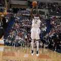 Notre Dame's Jerian Grant shoots earlier this season against Purdue.