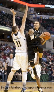 Anthony Johnson, right, was released from his scholarship. Photo by Ben Fahrbach.