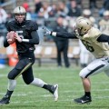 Danny Etling won the "Most Improved" award for his performance during spring practice. Photo by Paul Siegfried.