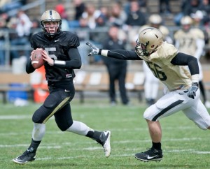 Danny Etling won the "Most Improved" award for his performance during spring practice. Photo by Paul Siegfried.