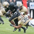 Akeem Hunt ran for 134 yards in the spring game. Photo by Paul Siegfried.