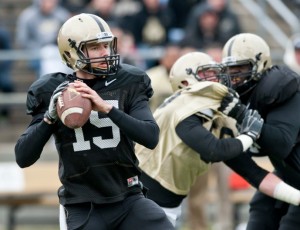 Rob Henry is still the quarterback at Purdue. Photo by Paul Siegfried.