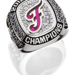 Indiana Fever championship rings. Photo from Herff Jones.