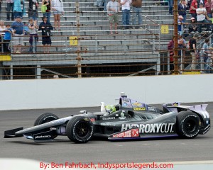 Tony Kanaan finally wins at Indianapolis. Photo by Ben Fahrbach.