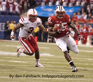 Wisconsin's Melvin Gordon rips off a long run in the 2012 Big Ten title game.