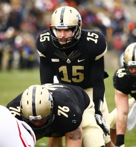 Rob Henry is in the quarterback race at Purdue under new coach Darrell Hazell.