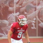 Safety Greg Heban anxiously awaits the chance to face Wisconsin's rushing attack. (Photo by Chris Goff.)