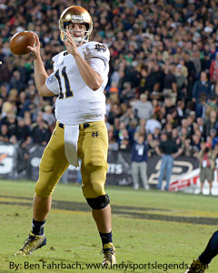 Michigan State will have to slow Notre Dame's Tommy Rees, who has thrown for at least 300 yards in all three games this season.