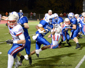Chatard's Stan Jackson (22) finds some space. 