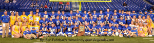 Tri-Central poses with the Class A trophy.