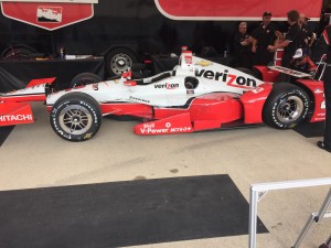 Juan Pablo Montoya's winning car. Photo by James Howell, Jr.