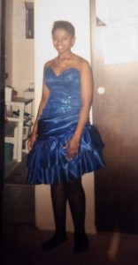 Christina, Westside homecoming dance, 1992. 