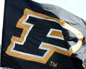 Purdue flag. Photo by Ben Fahrbach.