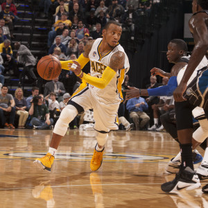 Monta Ellis scored 24 points in the Pacers win over Minnesota. (Photo by Pacers Sports and Entertainment)