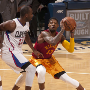 Paul George scored 31 points in the Pacers loss to the Clippers. (Photo by Pacers Sports and Entertainment)