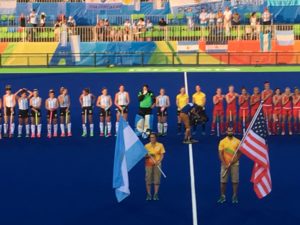 Before USA vs. Argentina field hockey