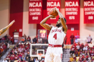 Robert Johnson rises for a shot. (Photo by insidethehall.com)