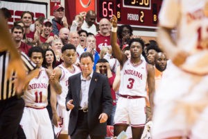 Tom Crean's Hoosiers knocked off another top-ranked team at Assembly Hall. (Photo by @insidethehall)