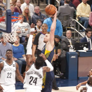 Domantas Sabonis is off to a great start in his Pacers career. (Photo by Pacers Sports and Entertainment)