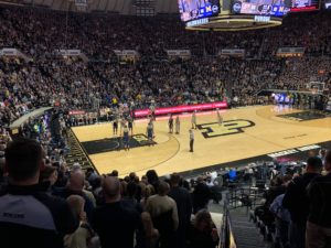 Vincent Edwards attempts to ice the game from the foul line late. Edwards made nine of his ten attempts, including seven of eight in the closing minute.-photo by Keith Carrell