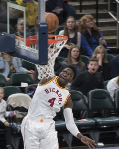 Oladipo scored 30 points for the 10th time this season in the Pacers win over New York. (Photo by Pacers Sports and Entertainment)
